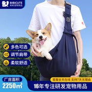 in stock new polyester pet diagonal bag with pocket capacity of 15kg inside out diagonal dog cat bag