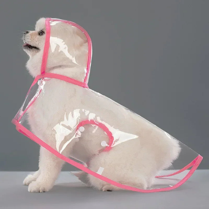 XS/8XL Pet Raincoat Transparent Dog Raincoat Waterproof and Windproof Pet Clothing Large Dog Pet Dog Dog Costume