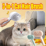 Pet Spray Hair Comb Professional Electric Hair Straightener Comb Brush For Cat Pet Massage Comb Steam Brush For Hair Care