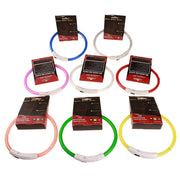 Led Dog COLLAR USB Rechargeable Glowing Collar Night Visibility Reflective Waterproof Adjustable Strap For Dogs Small Medium Lar