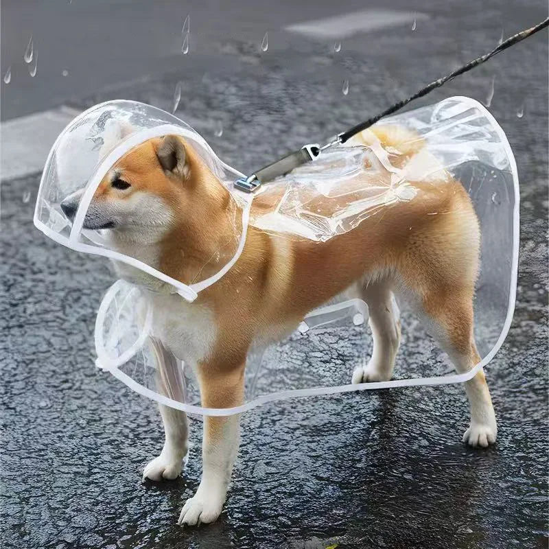 XS/8XL Pet Raincoat Transparent Dog Raincoat Waterproof and Windproof Pet Clothing Large Dog Pet Dog Dog Costume