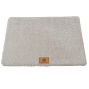 3D Foam Pet Bed With Removable Washable Faux Fur Cover Orthopedic Waterproof Dog Bed For Crate Anti-Slip Bottom Dog Bed